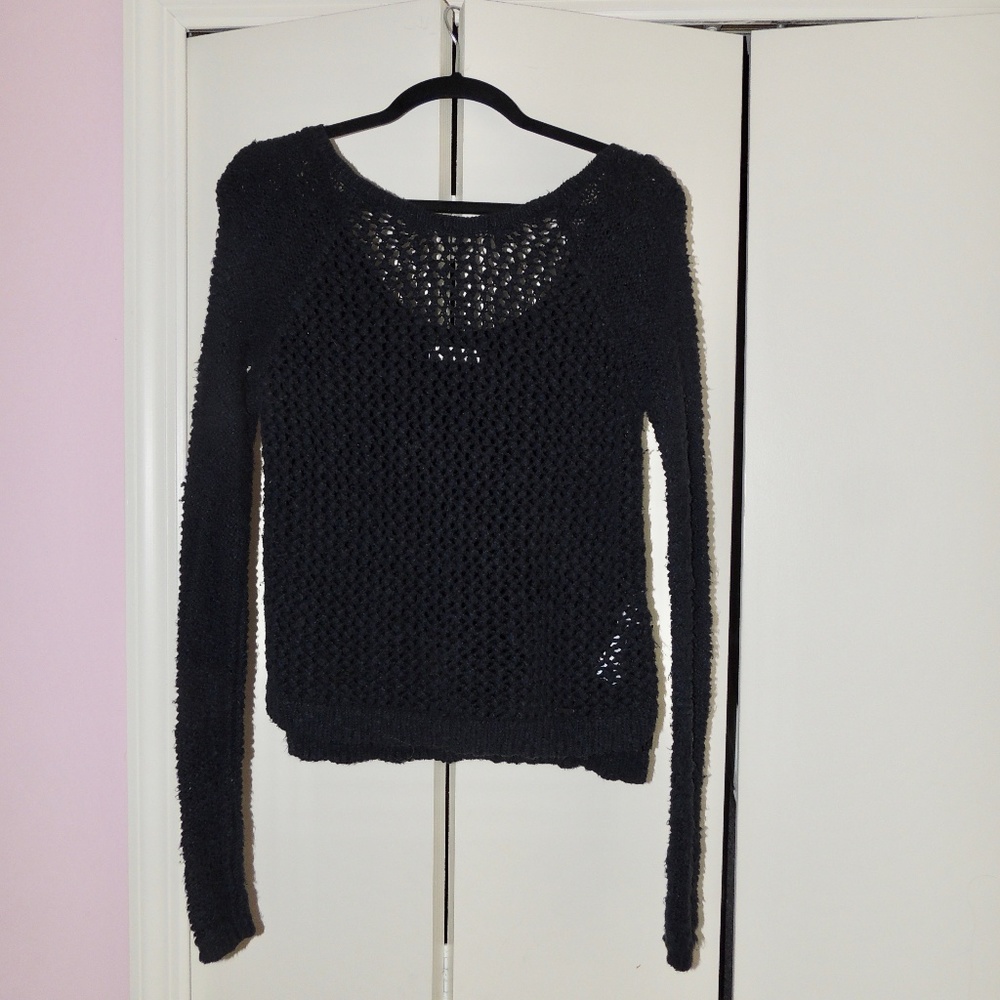 Abercrombie and Fitch Navy Knit Sweater
